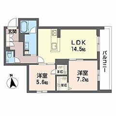 物件の間取り