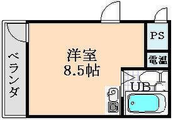 カサパラシオ 112｜大阪府大阪市平野区平野市町1丁目(賃貸アパート1R・1階・17.00㎡)の写真 その2