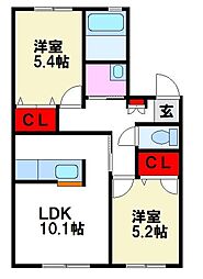ローズヒル 2階