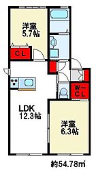 シャーメゾン宮の森A 1階