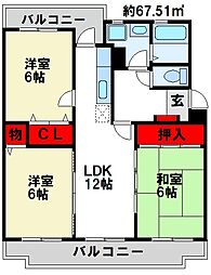 フレア水城 3階