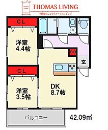 リテラス筑紫 3階