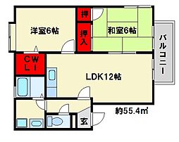 ツインハウス春日B棟 1階/106
