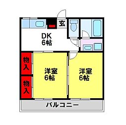 ヒルトップハイツII 1階