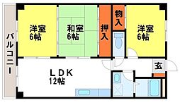 シャトレ二日市 5階/502