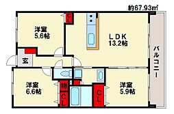 メゾン春日南 6階/605