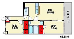 ステラ惣利 2階/202