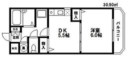 ジュネスシティ 2階/201