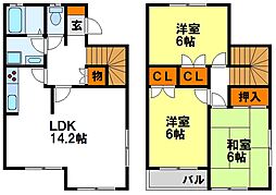 タウンハウス筑紫 2階