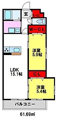 物件の間取り