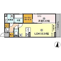 D-room畑沢B 201 ｜ 千葉県木更津市畑沢１丁目（賃貸アパート1LDK・2階・46.12㎡） その2