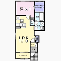 メゾン　ド　プリューム　I 101 ｜ 千葉県木更津市長須賀563-1（賃貸アパート1LDK・1階・50.13㎡） その2