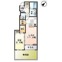 アムール  ｜ 千葉県木更津市高柳（賃貸アパート1LDK・1階・45.96㎡） その2