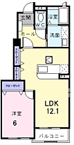 コリナ　請西　Ａ 101 ｜ 千葉県木更津市請西南５丁目17-2（賃貸アパート1LDK・1階・46.49㎡） その2