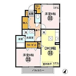 🉐敷金礼金0円！🉐ガーデンコート　Ｃ