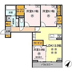 物件の間取り