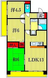 間取図画像 3LDK