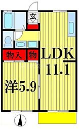 間取図画像 1LDK