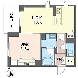間取図画像 1LDK