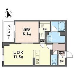 間取図画像 1LDK