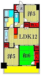 M-PART3日暮ビル 3LDKの間取図画像