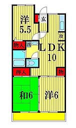 第11泉マンション 3LDKの間取図画像