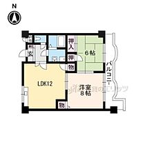 京都府京都市右京区梅津北町（賃貸マンション2LDK・3階・57.61㎡） その2