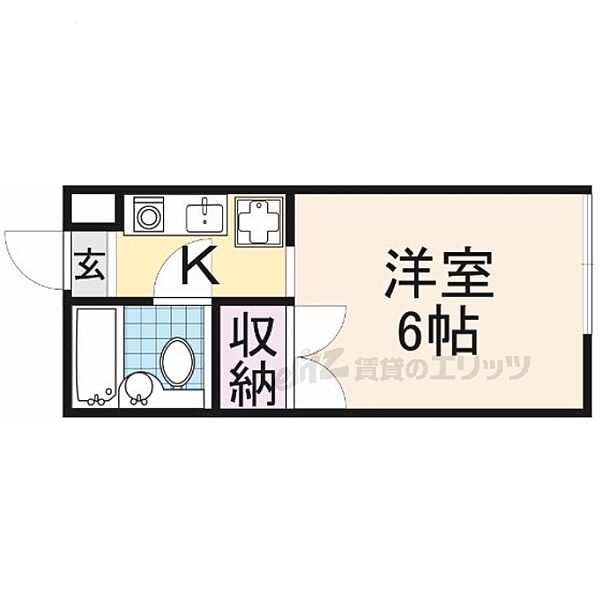 コーポ関根 2F北側｜京都府京都市西京区山田大吉見町(賃貸アパート1K・2階・18.00㎡)の写真 その2