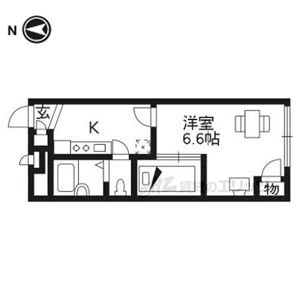 レオパレスおおやぶII 204｜京都府京都市南区久世大薮町(賃貸アパート1K・2階・19.87㎡)の写真 その2