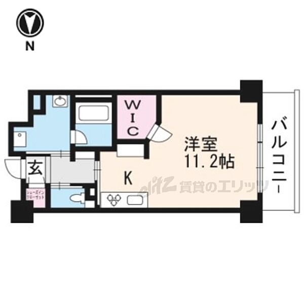 （サ高住）グランドマスト京都嵯峨野 511｜京都府京都市右京区嵯峨野開町(賃貸マンション1R・5階・35.80㎡)の写真 その2