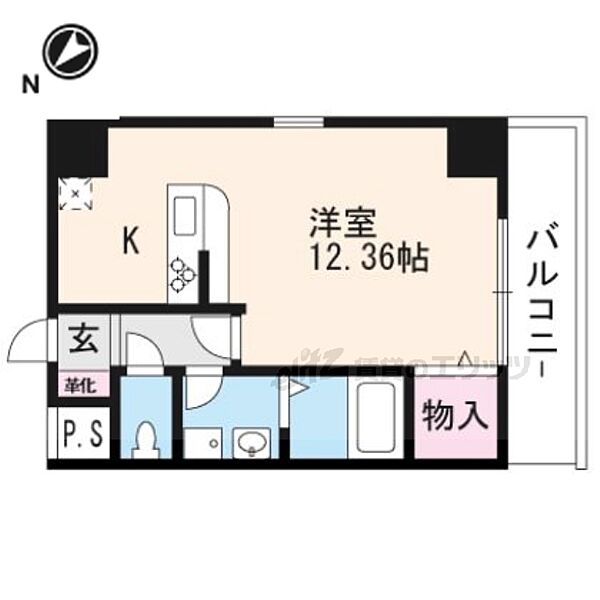 グランヒル吉祥院 301｜京都府京都市南区吉祥院池ノ内町(賃貸マンション1R・3階・31.50㎡)の写真 その2