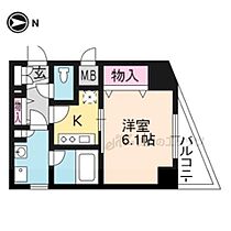 グラマシー京都 1104 ｜ 京都府京都市下京区油小路通塩小路下る南不動堂町（賃貸マンション1K・11階・26.22㎡） その2