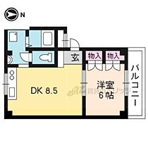 京都府京都市西京区川島権田町（賃貸マンション1LDK・1階・33.84㎡） その2