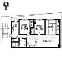 シャトー・ドゥ・フルール 1F ｜ 京都府京都市右京区西京極西大丸町（賃貸マンション3LDK・1階・83.00㎡） その2