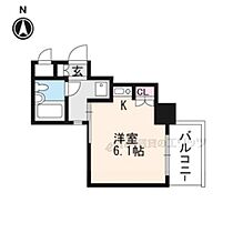 京都府京都市下京区東洞院通五条上る深草町（賃貸マンション1R・2階・17.03㎡） その2