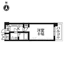 グランドパレス西院　東館 702 ｜ 京都府京都市右京区西院東貝川町（賃貸マンション1K・7階・24.15㎡） その2