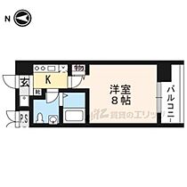 京都府京都市右京区西院東貝川町（賃貸マンション1K・2階・24.09㎡） その2