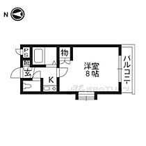 京都府京都市中京区御池通大宮西入市之町（賃貸マンション1K・2階・19.50㎡） その2