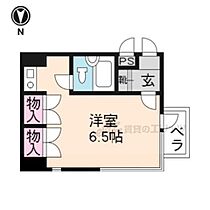 京都府京都市右京区常盤馬塚町（賃貸マンション1K・4階・20.80㎡） その1