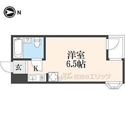 ＲＩＮ’Ｓコーポラティヴハウス 2階1Kの間取り