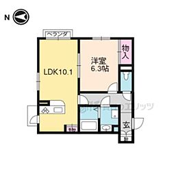 間取図画像 1LDK