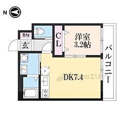 間取図画像 1DK