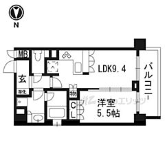 物件の間取り
