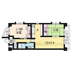 エミネンスコート 2LDKの間取図画像
