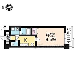 メゾンフェアリー 1Kの間取図画像