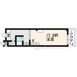 エクセタコート 1Kの間取図画像