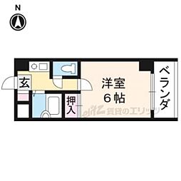 メゾン・ド・ロワール 1Kの間取図画像