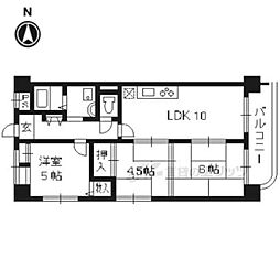 グランビア京都 3LDKの間取図画像