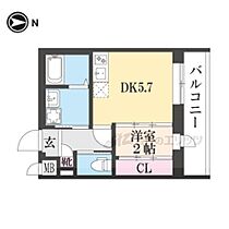 京都府京都市上京区中立売通浄福寺東入新桝屋町（賃貸マンション1DK・3階・24.96㎡） その2