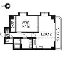 京都府京都市左京区下鴨神殿町（賃貸マンション1LDK・4階・47.20㎡） その2